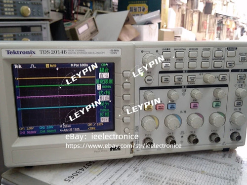 Used 1PCS Tektronix TDS2014B 100MHz 4 Channel 1GSs Color Oscilloscope Digitalie TDS 2014B - Product Image