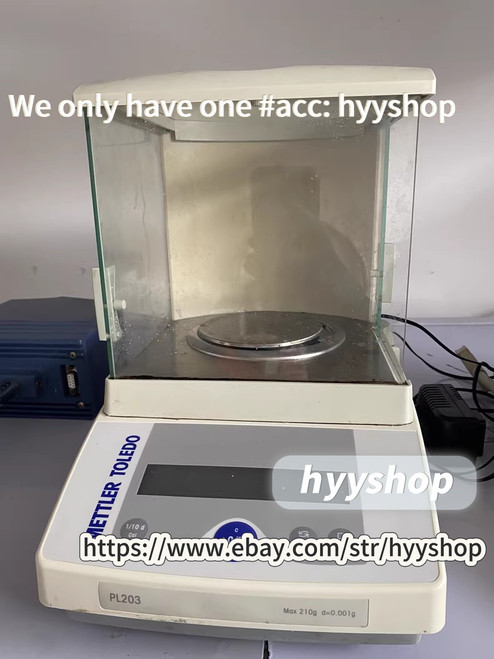 Used Mettler PL203 Analytical Balance hyy - Product Image