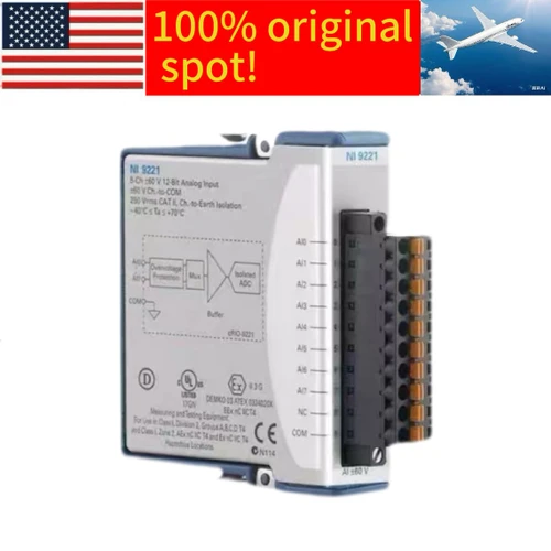 Used NI-9221 Voltage Input Module Spring Terminal 783732-01 Test passed used - Product Image