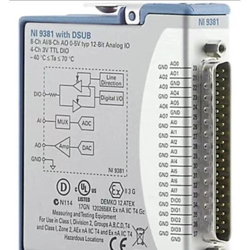 New National Instruments NI 9381 cRIO Multifunction Module new 782580-01 - Product Image