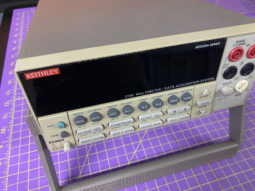 Used KEITHLEY 2700 MULTIMETER DATA ACQUISITION SYSTEM WITH 7700 MULTIPLEX MODULE 2700 , 7700 - Product Image