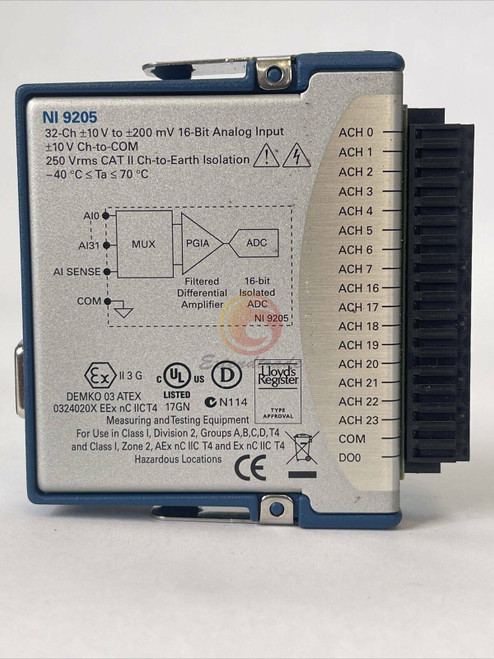 Used 1PCS NATIONAL INSTRUMENTS NI 9205 779519-01 32 CH 16-BIT ANALOG INPUT USED  - Product Image