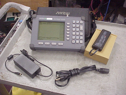Used Nice Anritsu S331B Ver 1.53 Site Master New Battery,Charger Full Test - Product Image
