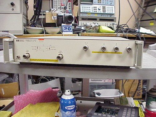 Used Agilent HP 87511B S-Parameter Test Set 100 kHz-500 MHz 75 Ohm Tested  - Product Image