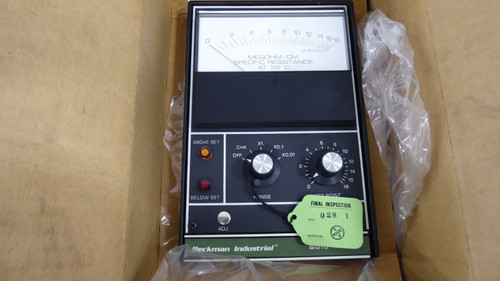 New Rosemount SM-1 Conductivity Meter Beckman Industrial 0-18 M-CM BM 05010793168 - Product Image