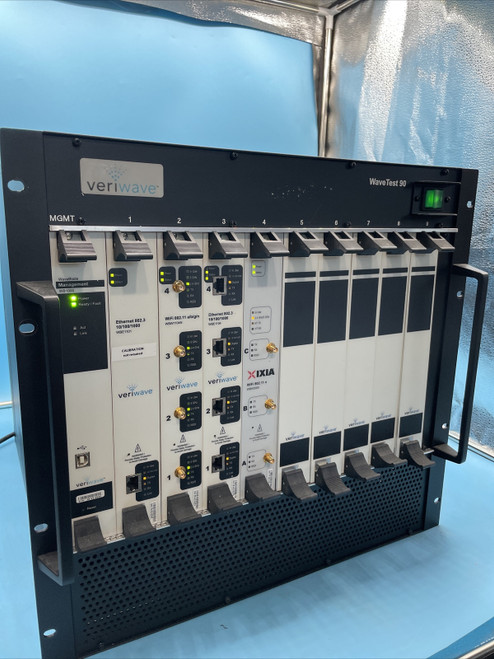 Used Veriwave Wavetest 90 Multi-Client 10-Slot Traffic Gen. W IXIA WBW2000  More - Product Image