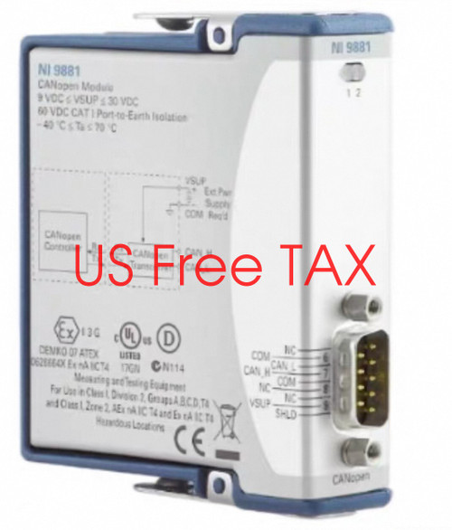 New National Instruments NI 9881 cRIO CANopen CAN Interface Module NI-9881 - Product Image