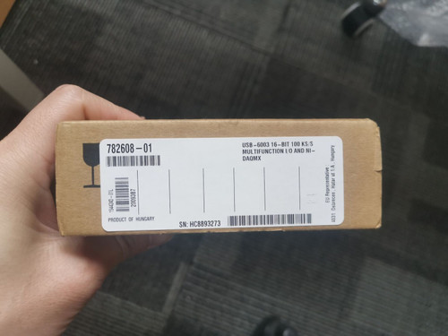 New USB 6003 National Instruments NI USB-6003 DAQ Data Acquisition 782608-01 - Product Image