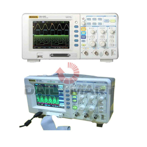 New Rigol DS1102D 1G SR 16 Channels 100 MHz Mixed Signal Oscilloscope Logic Analyzer  - Product Image