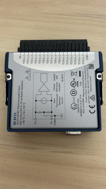 Used NI 9213 cDAQ Temperature Thermocouple Input Module 198854D - USED NI-9213 - Product Image