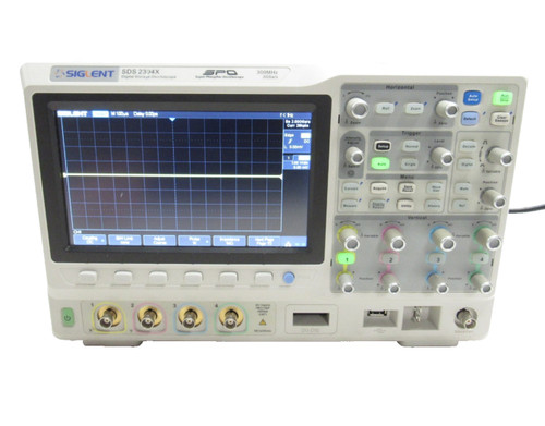 Used SIGLENT SDS 2304X oscilloscope 4 channel DSO w 300MHz bandwidth, 2 GSas - Product Image