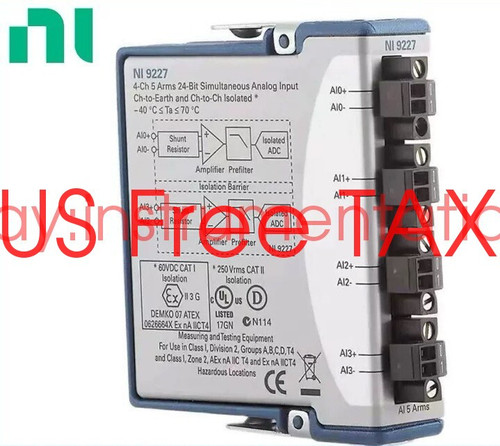 New National Instruments NI 9227 cDAQ Analog Current Input Module US Free TAX - Product Image