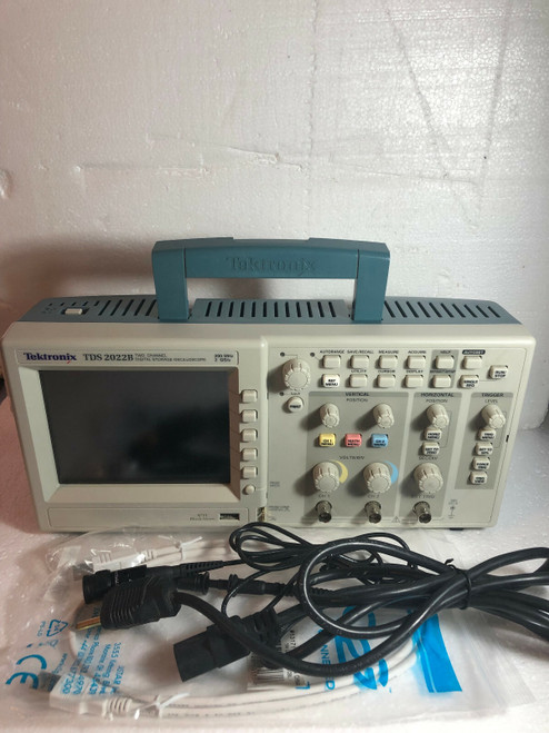 Used Tektronix TDS2022B Two Channel Digital Storage Oscilloscope 200 MHz 2GSs  - Product Image