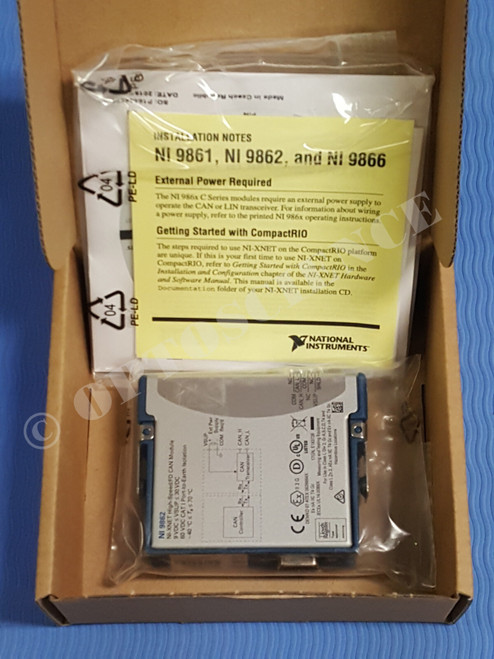 New NEW - National Instruments NI 9862 NI-XNET cDAQ CAN Interface Module 151837H-01L - Product Image