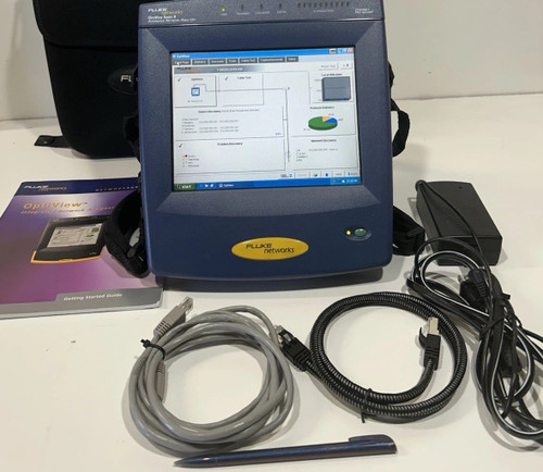 Used Fluke Network Optiview Series II Integrated Network Analyzer Excellent Condition Fluke Optiview - Product Image