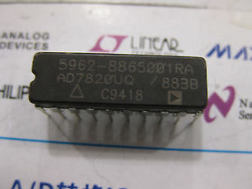 1x  AD7820UQ/883B  LC2MOS HIGH-SPEED uP-COMPATIBLE 8-BIT ADC  AD7820