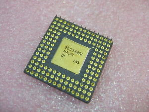 INTEL 5962-8766801MXA MG80386-16/B IC 9243 Gold