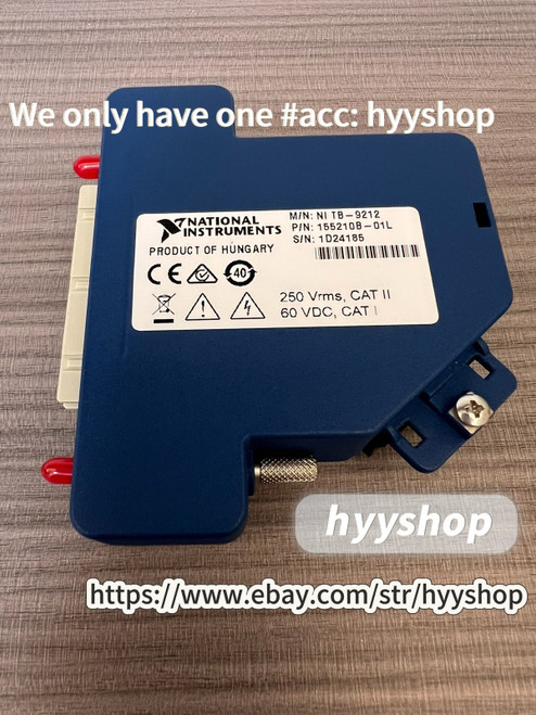 Used 1pcs NI TB-9212 temperature acquisition module hyy NI 9214,TB-9214 - Product Image