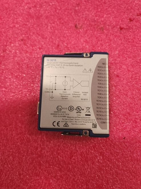 Used National Instruments NI-9213 16-Channel 24 Bit Thermocouple Input Unit 5 ni-9213 - Product Image