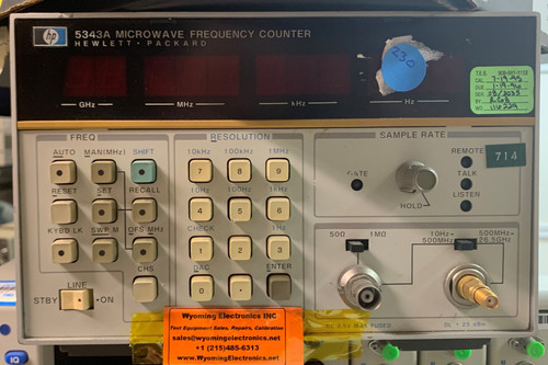 Used HP 5343A Frequency Counter, 10 Hz to 26.5 GHz - Product Image