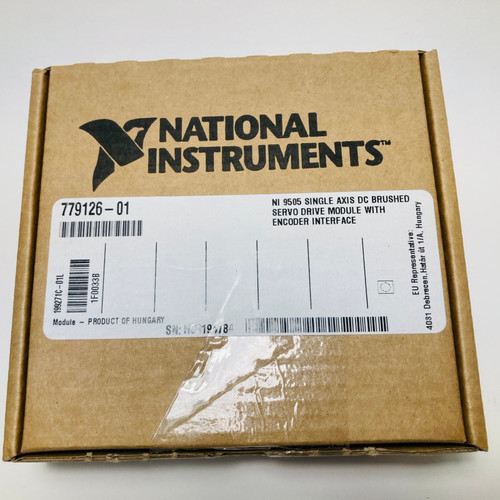 New New National Instruments NI 9505  779126-01 Servo Drive Module - Product Image