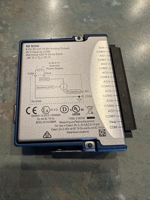Used National Instruments NI 9266 cDAQ 141120B-01L Analog Current Output Module - Product Image