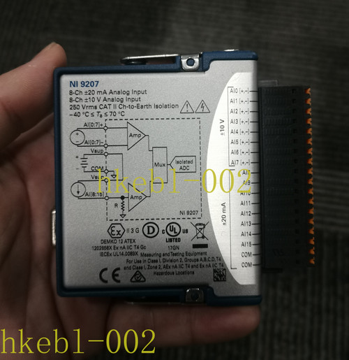 Used NI 9207 National Instruments NI-9207 cDAQ Analog Input Module, Spring Terminal 785040-01 - Product Image