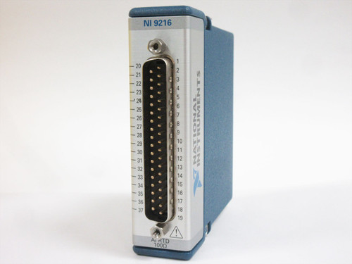 Used NATIONAL INSTRUMENTS 9216 WITH DSUB NI 9216 MODULE RTD ANALOG INPUT cRIO cDAQ 9216 with DSUB - Product Image