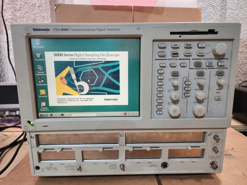 Used Tektronix CSA8000 Communications Signal Analyzer Unit 4 READ csa8000 - Product Image