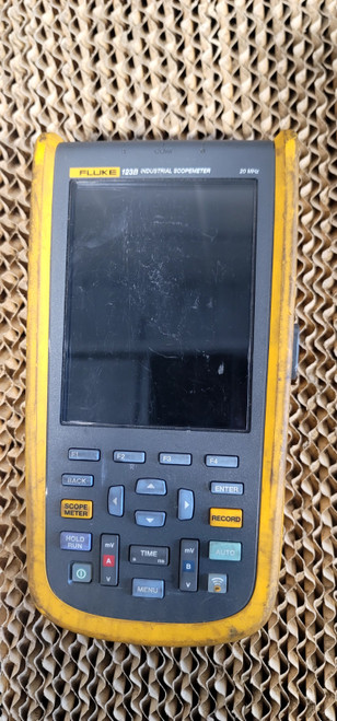 New Fluke 123B Industrial Scopemeter new open box with external fluke charger 123B/NA - Product Image