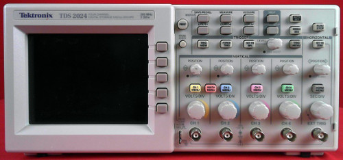 Used Tektronix TDS2024 Oscilloscope, 200 MHz, 4 Channel - Product Image