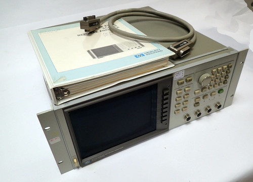 Used HP  AGILENT 8757A SCALAR NETWORK ANALYZER 10MHz -60GHz OPT1 wCABLE  MANUAL - Product Image