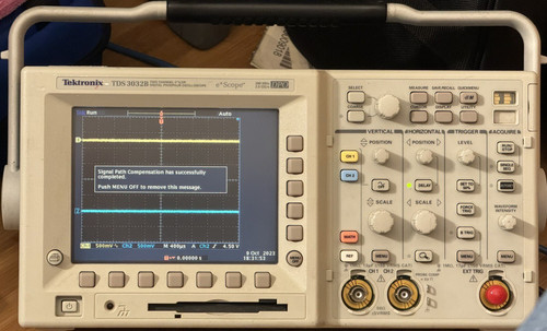 Used Tektronix TDS 3032B Two Channel DPO 300 MHz, 2.5 GSs, Real 500 MHz, 5GSs - Product Image