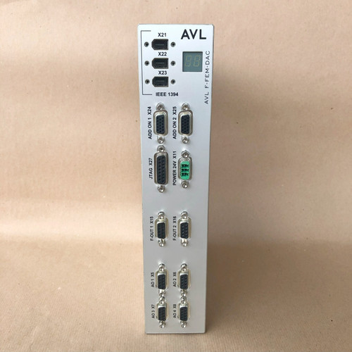 Used AVL F-FEM-DAC DATA ACQUISITION MODULE FFEMDAC 6260.17 GK0218 - Product Image