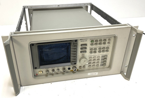 Used HP 8563A Microwave Spectrum Analyzer 9 kHz t0 22 GHz TESTED Color LCD Upgraded - Product Image