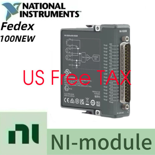 New NEW - National Instruments NI 9208 cDAQ Analog Current Input Module, 24-Bit - Product Image