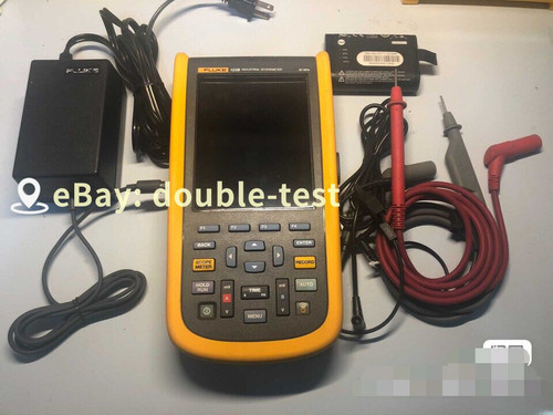 Used Fluke 123B 20MHz Industrial Scopemeter Handheld Oscilloscope-YBpr - Product Image