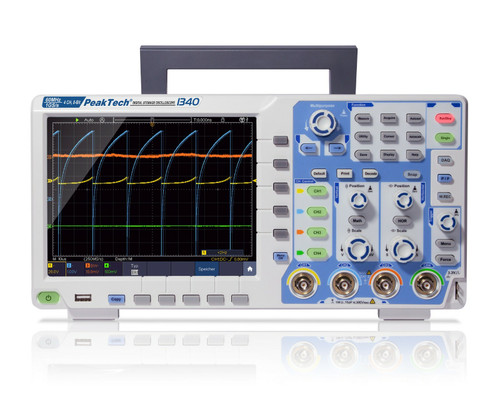 New Peaktech P1340 Digital Storage Oscilloscope 60MHz 4-Channel 1 GSs DSO - Product Image