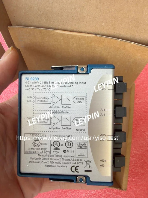 New National Instruments NI-9239 cDAQ Analog Input Module, Simultaneous Sampling - Product Image