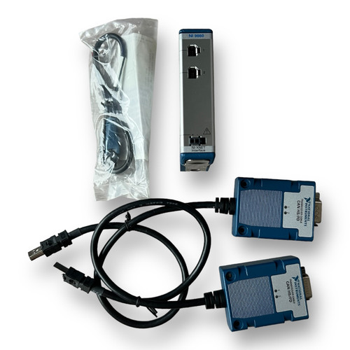 New National Instruments NI 9860 CAN Interface Module, TRC 8542 w Power Cable NI9860, TRC8542 - Product Image