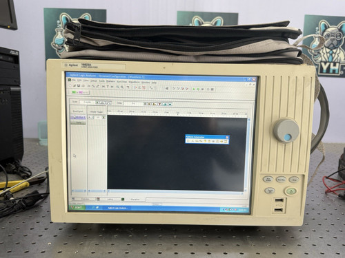 Used Agilent 16823A Logic Analyzer Full Set w Pods  Cables  Tested BIOS OK As-Is - Product Image