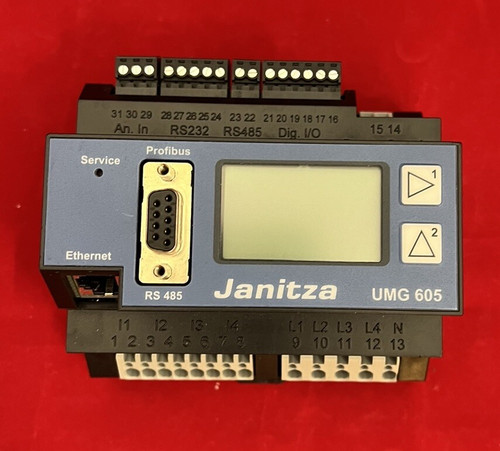 New Janitza UMG 605 230V Mains  Voltage Quality  Power Analyzer - Product Image