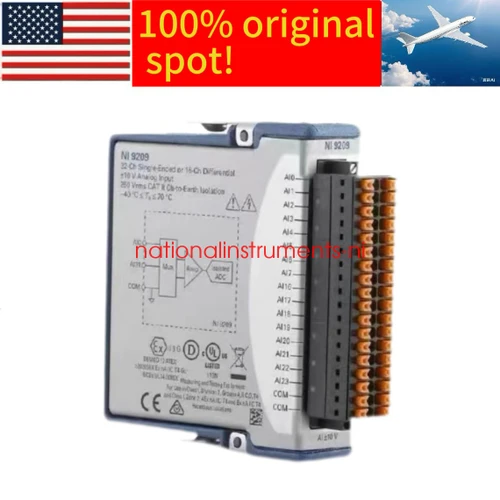 New National Instruments NI 9209 C Series Voltage Input Module NEW IN BOX 783729-01 NI9209 - Product Image