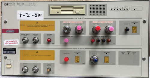 Used HP AGILENT 70843B 0.1-12 Gbits ERROR PERFORMANCE - Product Image