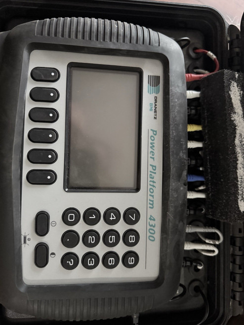 Used DRANETZ PP-4300 BMI POWER PLATFORM ANALYSER With 8 Probes - Product Image