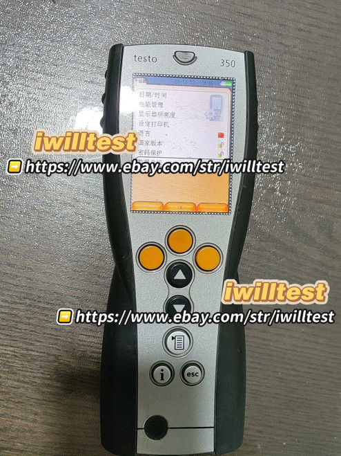 Used 1PCS Used Testo 350 Gas Analyzer IW - Product Image