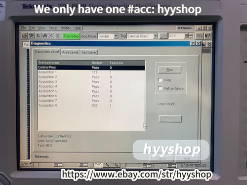 Used Tektronix TDS8000 sampling oscilloscope, in good condition.hyy - Product Image