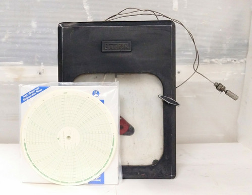 Used ITT BARTON 150°F 5000 PSI CHART RECORDER WITH 140 CIRCULAR RECORDING CHARTS  - Product Image