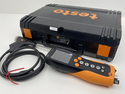 Used Testo 330-1 LX Commercial Combustion Analyzer Kit w 12 Prob, Case and Charger - Product Image