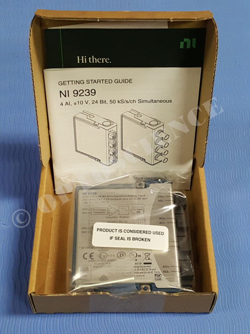 New NEW - National Instruments NI 9239 cDAQ Analog Input Module, Simultaneous 198857G-01L - Product Image
